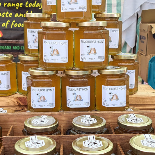 Jars of local Penshurst Honey